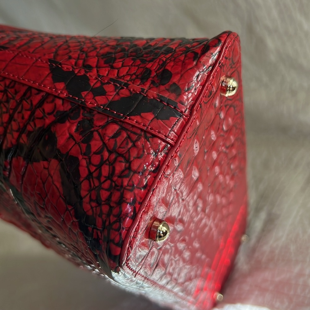 Brahmin Elaine Lipstick Ombre Melbourne leather bag NWOT - Picture 10 of 13